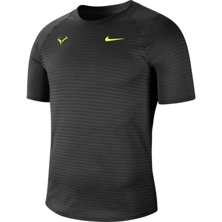 T Shirt Nike AeroReact Rafael Nadal Slam Black US Open 2020