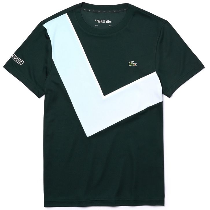 T Shirt de Tennis Lacoste Sport L20 Imprimé