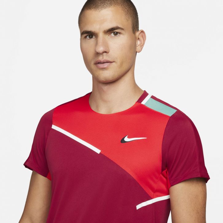 Court Dri-FIT Slam Red T-Shirt - Tennis