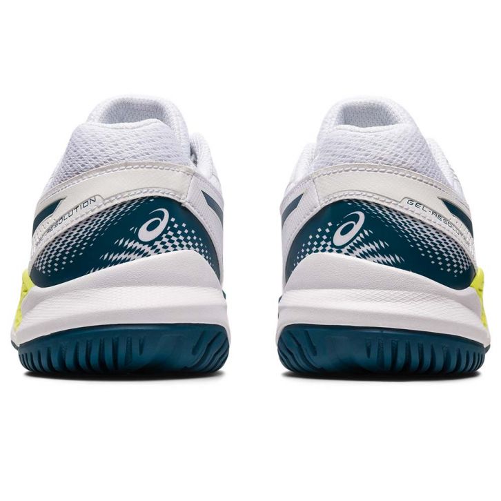 Chaussures Asics Gel Resolution 9 Homme Bleu/Vert - Sports Raquettes